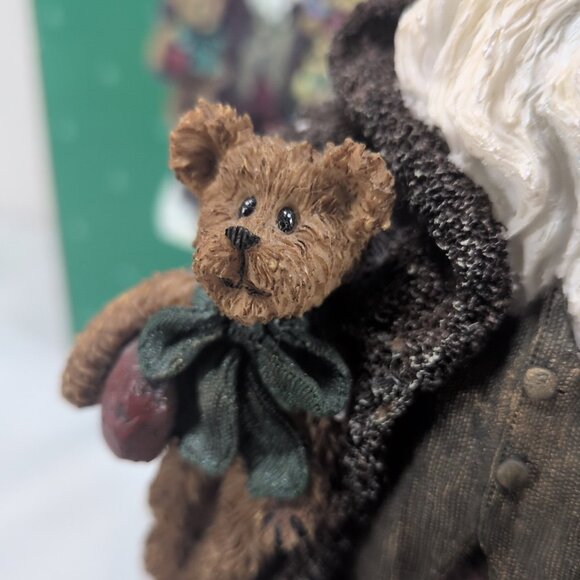 Boyd's Bears Father Christmas Figure 2004 733208 Figurine Santa Lights Handmade - Picture 14 of 16